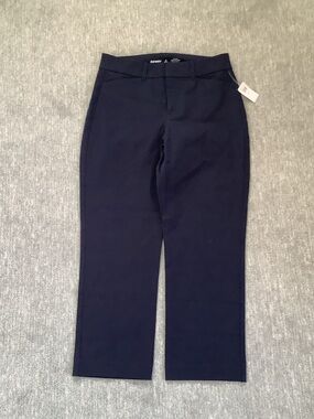 Old Navy NWT Navy High-Rise Pixie Straight Ankle Pants Sz. 8P